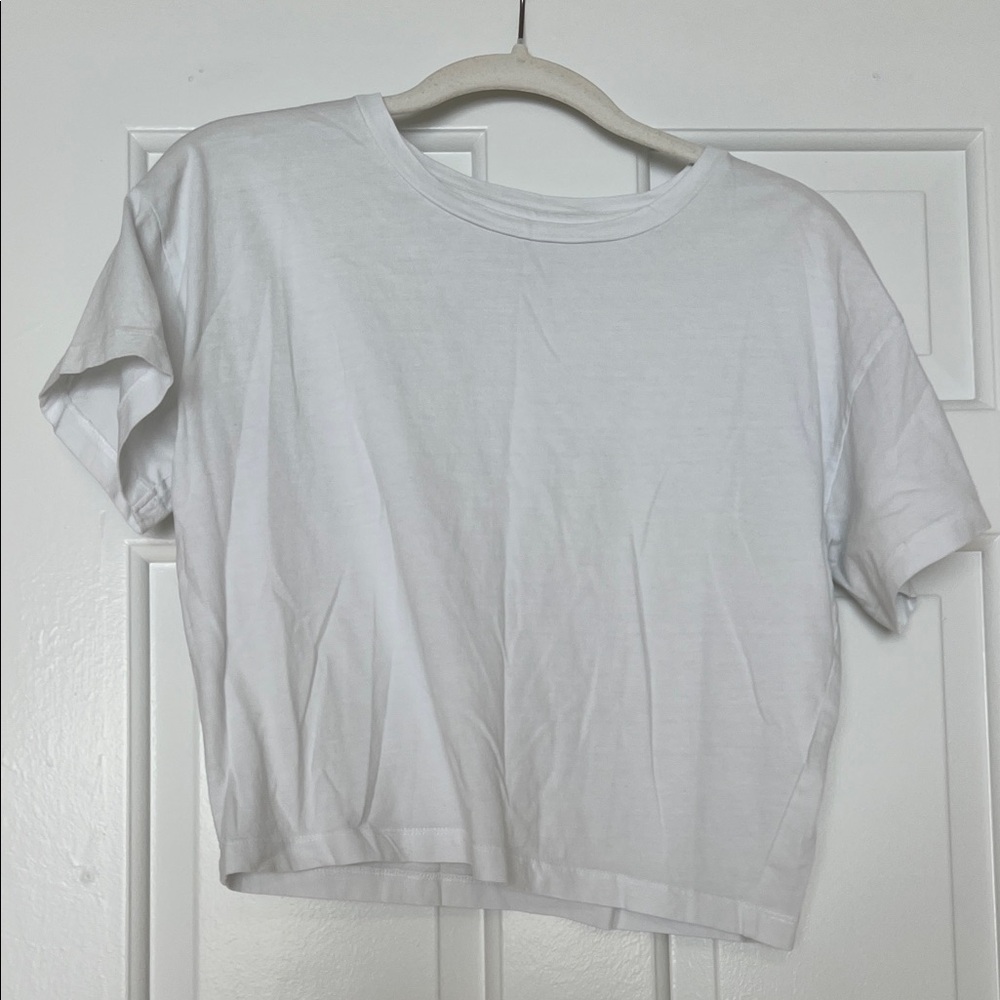 Classic White Crop Top